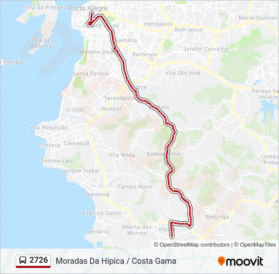 2726 Bus Line Map