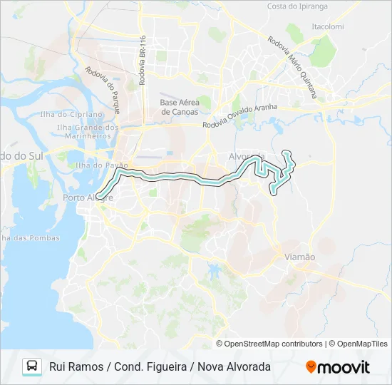 W201C P. FIGUEIRA / SÃO PEDRO / F. FERRARI Bus Line Map