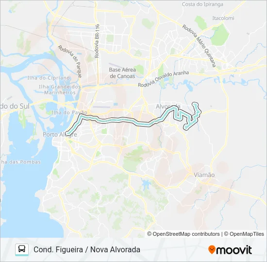 W201C P. FIGUEIRA / SÃO PEDRO / F. FERRARI Bus Line Map