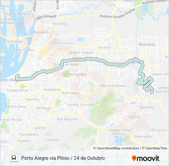 W134C PORTOVERDE / JD. ALGARVE VIA FRED. DIHL Bus Line Map