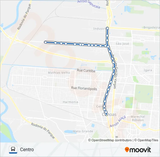 5021 C3 / TRANSPAULO Bus Line Map