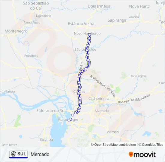 SUL Metro Line Map