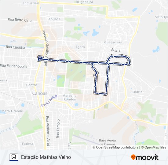 Como chegar até Rio Vacacaí-Mirim em Santa Maria de Ônibus?
