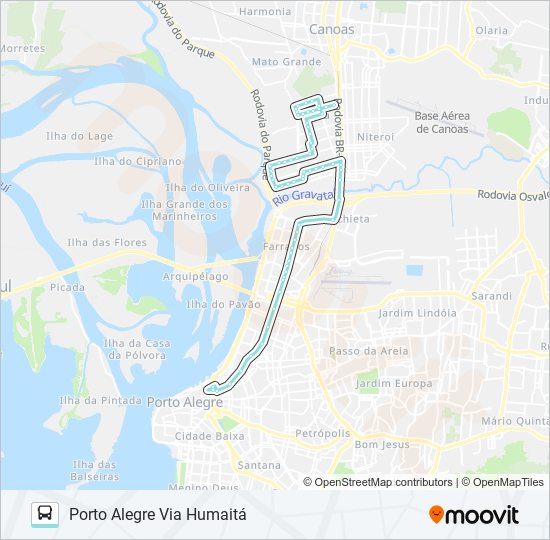 Rota da linha n107 canoas fátima porto alegre horários, paradas e mapas Porto Alegre Via Rota da linha n107 canoas fátima porto alegre horários, paradas e mapas Porto Alegre Via