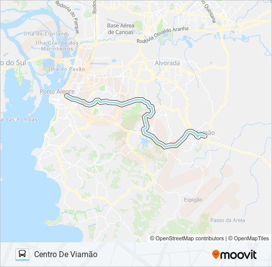Mapa da linha L420 SANTA ISABEL VIA PROTÁSIO ALVES de ônibus