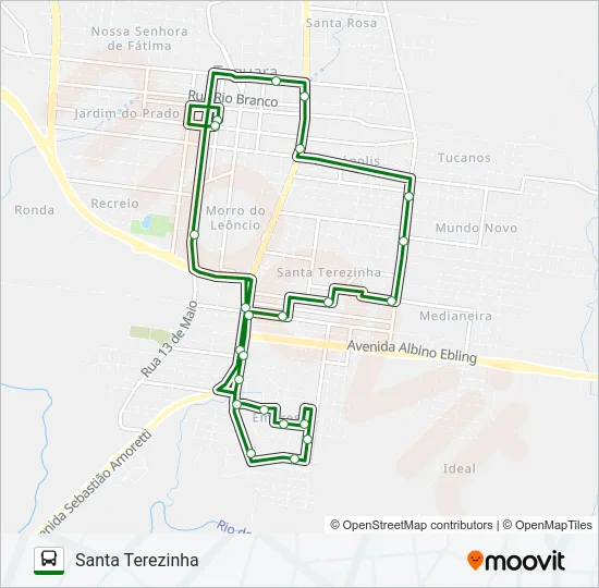 EMPRESA Bus Line Map