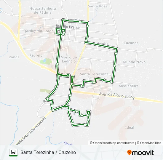 EMPRESA Bus Line Map