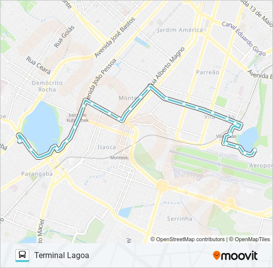 025 OPAIA / LAGOA bus Line Map