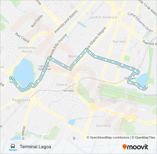 025 OPAIA / LAGOA Bus Line Map
