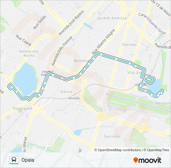 025 OPAIA / LAGOA Bus Line Map