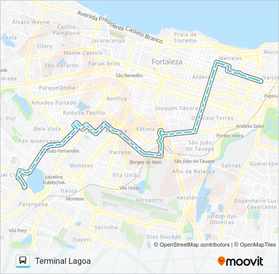085 LAGOA / ALDEOTA Bus Line Map