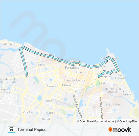 052 GRANDE CIRCULAR II Bus Line Map