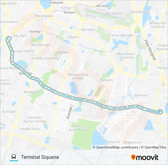 052 GRANDE CIRCULAR II Bus Line Map