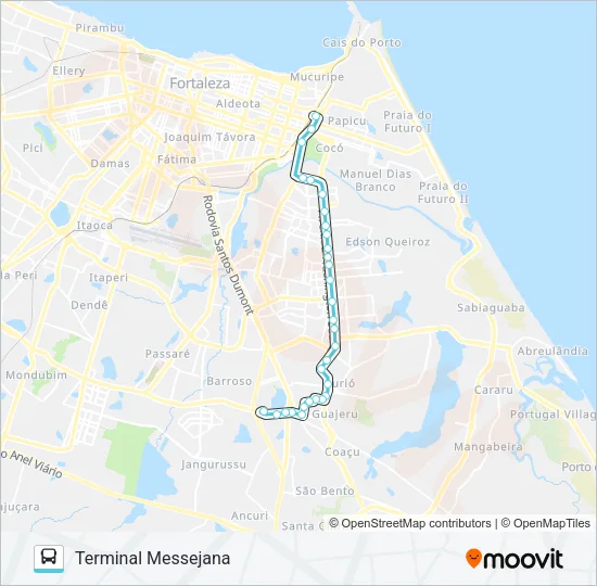 052 GRANDE CIRCULAR II Bus Line Map