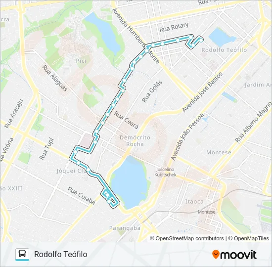 304 BELA VISTA / LAGOA Bus Line Map