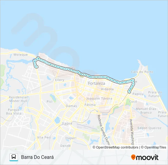 016 CUCA BARRA / PAPICU Bus Line Map
