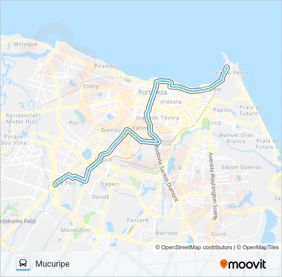 078 SIQUEIRA / MUCURIPE / ED Bus Line Map