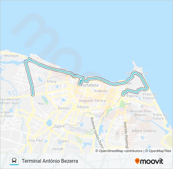 055 CORUJÃO / GRANDE CIRCULAR I Bus Line Map