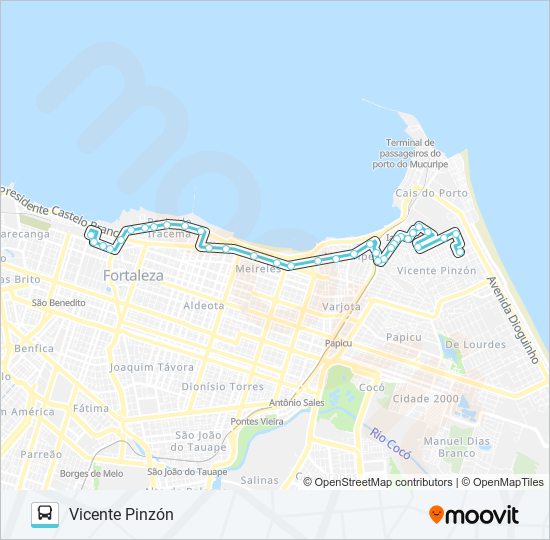 908 CASTELO ENCANTADO / CENTRO / SP2 bus Line Map