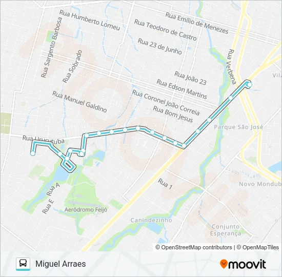 326 MIGUEL ARRAES / TATUMUNDÉ / SIQUEIRA Bus Line Map