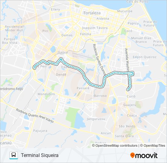 049 SIQUEIRA / OLIVEIRA PAIVA / WASHINGTON SOARES bus Line Map