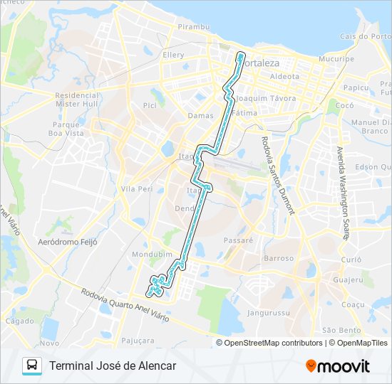 406 PLANALTO AYRTON SENNA / EXPEDICIONÁRIOS / CENTRO bus Line Map