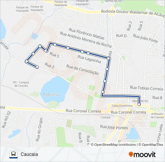 026 FÓRUM (MUNICIPAL) Bus Line Map