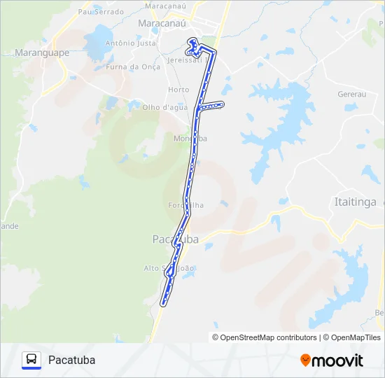 001 CIRCULAR PACATUBA  Line Map
