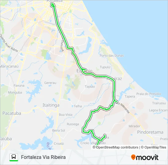 223 FORTALEZA / AROEIRA Bus Line Map