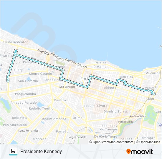 031 AV. BORGES DE MELO I / PAPICU Bus Line Map