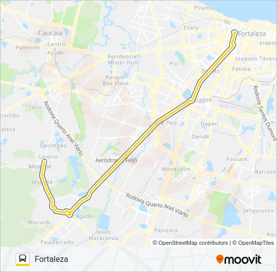 32103 TAQUARA Bus Line Map