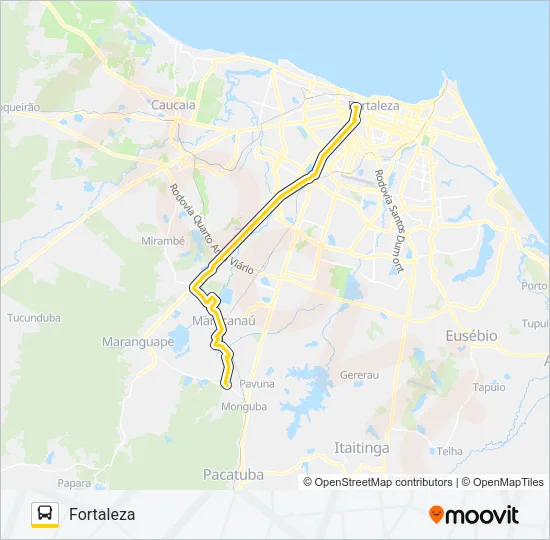 32207 OLHO D'ÁGUA Bus Line Map