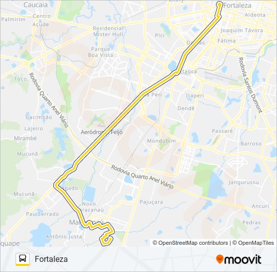 32101 CONJUNTO CARLOS JEREISSATI - ROTA 01 bus Line Map