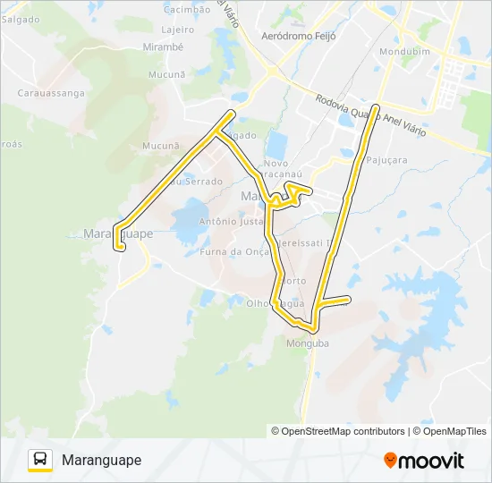 32501 MARANGUAPE / CEASA Bus Line Map