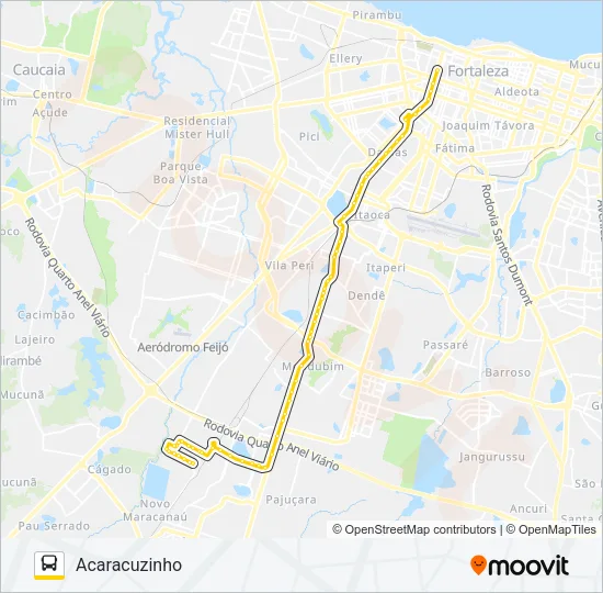 32204 ACARACUZINHO Bus Line Map