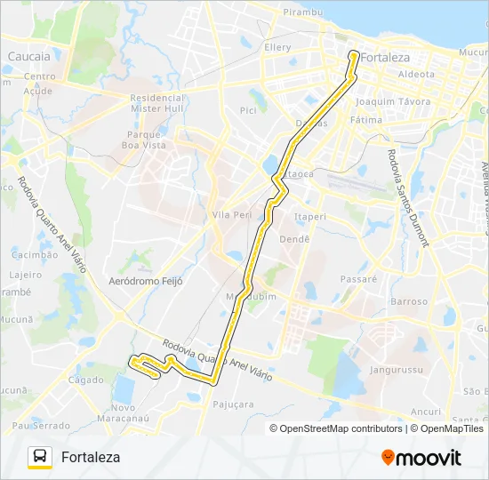 32204 ACARACUZINHO Bus Line Map