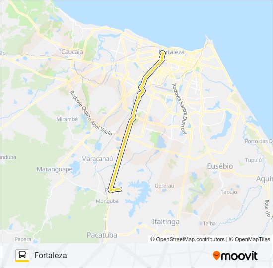 32205 PAVUNA bus Line Map