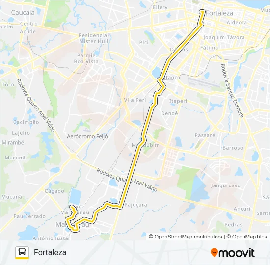 32201 CONJUNTO NOVO MARACANAÚ Bus Line Map