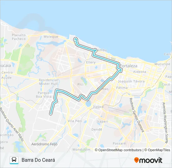 754 GRANJA LISBOA / GOIABEIRAS Bus Line Map