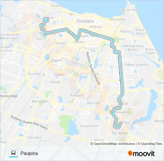 703 PAUPINA / PICI Bus Line Map