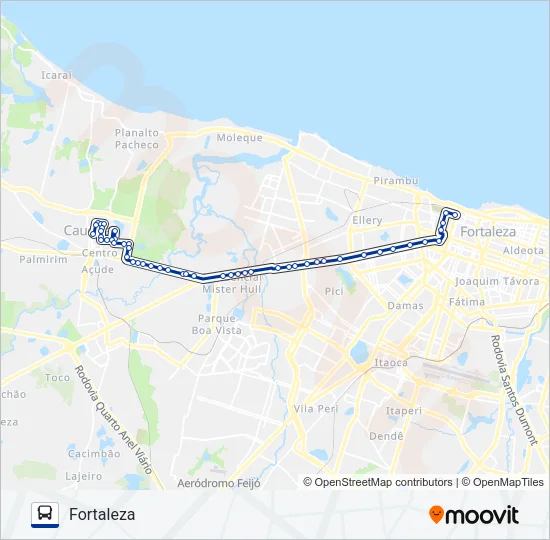 102 VICENTE ARRUDA Bus Line Map