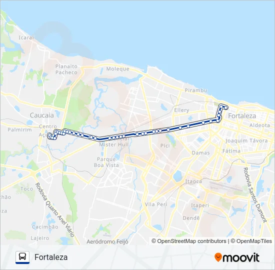 106 PARQUE SOLEDADE Bus Line Map