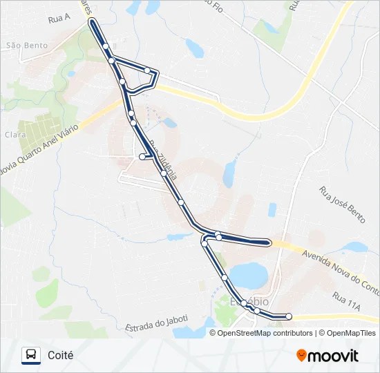 51 COITÉ Bus Line Map