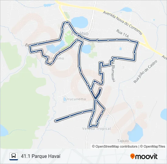 41 CIRCULAR CENTRAL Bus Line Map