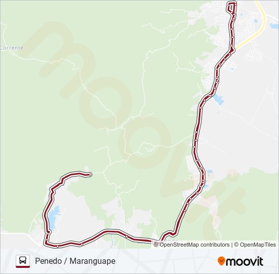 03MG PENEDO / JARDIM bus Line Map