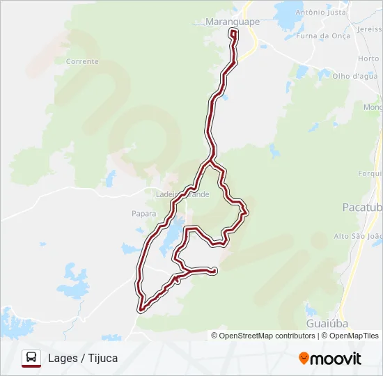 05MG TIJUCA Bus Line Map