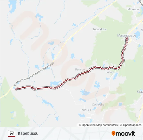 09MG ITAPEBUSSU Bus Line Map