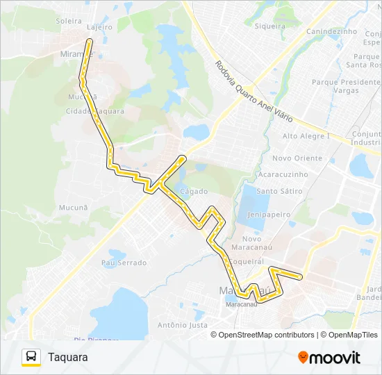 002 LINHA VERDE Bus Line Map