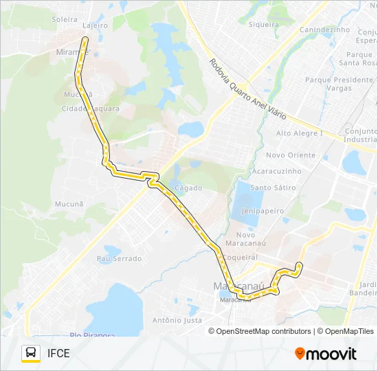 002 LINHA VERDE Bus Line Map