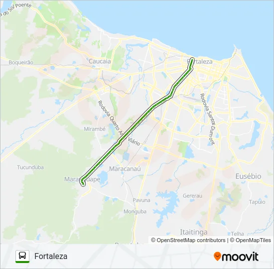 32306 MARANGUAPE / FORTALEZA Bus Line Map